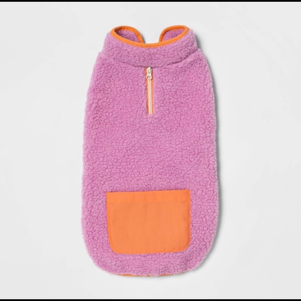 Boots & Barkley Sherpa Dog Sweater - Pink